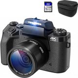 SENDI W5 Kompaktkamera (64 MP, WLAN (Wi-Fi), 4.0" Touchscreen fotokamera, Digitalkamera 4K mit 16x Digitalzoom)