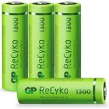 GP Batteries AA Akku GP NiMH 1300 mAh ReCyko 1,2V 4 Stück Akku 1300 mAh (1,2 V)