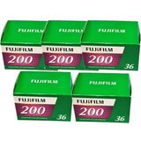 FUJIFILM 5 x Fujifilm 200 EC EU 36EX Speed Film für Superzoom-Kamera