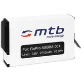 mtb more energy [BAT-483 - Li-Ion] Kamera-Akku kompatibel mit Akku-Typ GoPro Fusion 2710 mAh (3,8 V),…