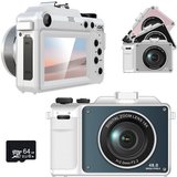 OKA 4K Digitalkamera, Kameras für die Fotografie, Vollformat-Digitalkamera (inkl. 48MP Vlogging Kamera…
