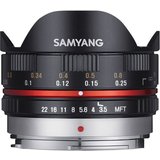 Samyang MF 7,5mm F3,5 Fisheye MFT schwarz Fisheyeobjektiv
