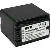 mtb more energy [BAT-341 - Li-Ion] Kamera-Akku kompatibel mit Akku-Typ Panasonic VBK360 3400 mAh (3,7…