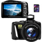 Fine Life Pro R3S Kompaktkamera (Makro-Objektiv, 48 MP, 16X Digitalzoom Fotokamera für Anfänger in der…