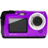 Aquapix Unterwasserkamera W3048-I Edge violet Kompaktkamera (Unterwasserkamera, Frontdisplay)