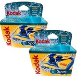 Kodak 2x Kodak Sport 27 Aufnahmen ISO 800 Einwegkamera