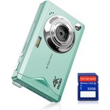 Fine Life Pro C1 Kompaktkamera (48 MP, 16x Digitalzoom kompakte Digitalkamera, 4K HD 1080P Fotokamera)