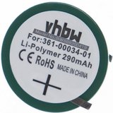 vhbw kompatibel mit Garmin Forerunner 410CX, 405, 405CX, 410 Akku Li-Polymer 290 mAh (3,7 V)