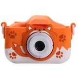 Houhence Kamera-Spielzeug für Kinder mit Cartoon-Fuchs-Silikonhülle Kinderkamera
