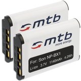 mtb more energy [BAT-363 - Li-Ion] Kamera-Akku kompatibel mit Akku-Typ Sony NP-BX1 1140 mAh (3,7 V),…