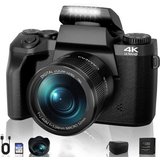 Fine Life Pro W5 Digitalkamera 64MP Kompaktkamera Superzoom-Kamera (64 MP, WLAN (Wi-Fi), inkl. 4K 64MP…