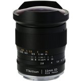 TTArtisan 11mm f2,8 Fisheye Nikon F Vollformat Objektiv