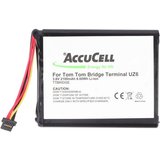 AccuCell Akku passend für TomTom Bridge, TomTom Model UZ6 1CP515161HR, passend Akku 2100 mAh (3,8 V)