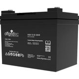 offgridtec AGM-Batterie 12V/32Ah 20HR Akku (12 V), Solar Batterie Akku Extrem zyklenfest