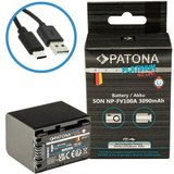 Patona Akku für Sony NP-FV100 mit USB C Input Kamera-Akku Ersatzakku Akku 3090 mAh (7,4 V, 1 St), FDR-AX40…