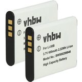 vhbw kompatibel mit Olympus Stylus Smart / VR-Serie VR-340, VR-360, VR-350 Kamera-Akku Li-Ion 600 mAh…