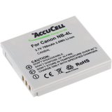 AccuCell AccuCell Akku passend für Canon NB-4L Akku Akku 750 mAh (3,7 V)