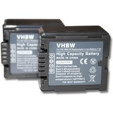 vhbw kompatibel mit Panasonic SDR-H280, SDR-H250, NV-GS80, NV-GS90, SDR-H20 Kamera-Akku Li-Ion 1000…