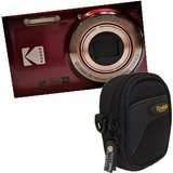 Kodak Kodak FZ55 rot + Kodak Gear Tasche Kompaktkamera