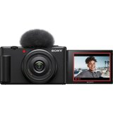 Sony ZV-1F Kompaktkamera (ZEISS Tessar T* Objektiv, 6 Elemente in 6 Gruppen, 20,1 MP, Bluetooth, WLAN)
