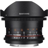 Samyang MF 8mm T3,8 Fisheye II Video APS-C Nikon F Fisheyeobjektiv