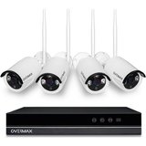 Overmax Überwachungsset mit 4 Kameras 1080p IP-Überwachungskamera (FullHD 1080p, WLAN (Wi-Fi), inkl.…
