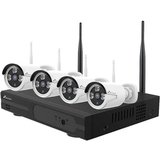 DOTMALL Videoüberwachungskamera Nivian NV-KIT830W-4CAM IP-Überwachungskamera