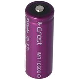 EFEST Efest Purple IMR18500, 1000mAh 3,7V, 50.10x19,3mm, Button Top, ungesc Akku 1000 mAh (3,7 V)
