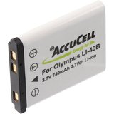 AccuCell AccuCell Akku passend für Olympus LI-42B, D-630 Zoom, X-600 Akku 680 mAh (3,7 V)