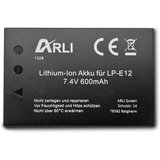 ARLI Akku für Canon EOS M50 EOS-M50 LP-E12 LPE12 Akku 600 mAh, Hohe Sicherheit durch integrierten Hitze-…