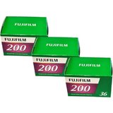 FUJIFILM 3 x Fujifilm 200 EC EU 36EX Speed Film für Superzoom-Kamera