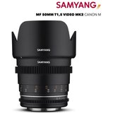 Samyang MF 50mm T1,5 VDSLR MK2 Canon M Normalobjektiv