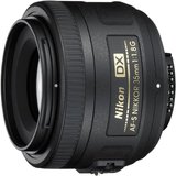 Nikon Nikon 2183 AF-S DX Nikkor 35mm 1:1,8G Objektiv (52mm Filtergewinde) Objektiv