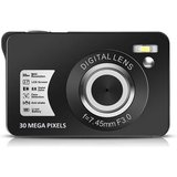 JedBesetzt Digitalkamera Fotokamera Kompaktkamera, 48MP,2,7 '' LCD Panoramakamera