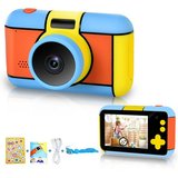 Kind Ja Kameras für Kinder, Spielzeugkamera,2,4 Zoll, Spielzeug, 32 Megapixel Kinderkamera (Wiederaufladbare…