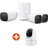 eufyCam 2 Pro Überwachungskamera 2K 3+1 Outdoor lokaler Speicher + Innencam